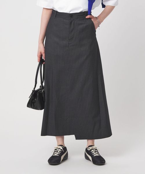 LOW CLASSIC Lc/ ＜LOW CLASSIC Lc＞ストライプ マキシ スカート/ミモレ / ロング