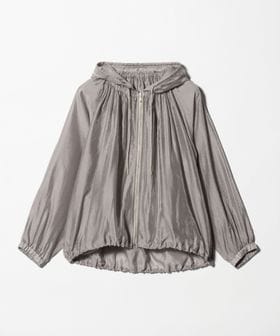 green label relaxing/シアー ギャザー フード ブルゾン/その他コート / ブルゾン