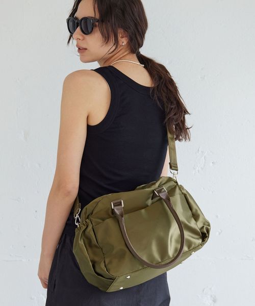 green label relaxing/【WEB限定】2WAY Wジップ ボストン バッグ はっ水/ボストンバッグ