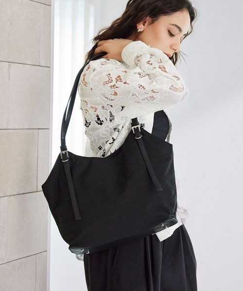 green label relaxing/【WEB限定】2WAYバックルハンドル トートバッグ / ショルダーバッグ / A4サイズ はっ水/トートバッグ