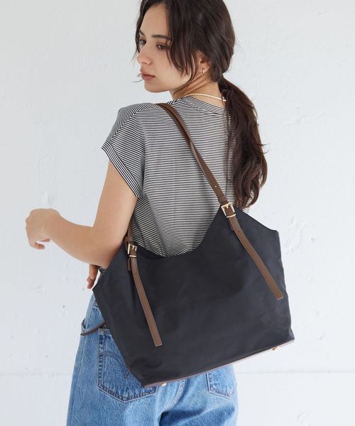 green label relaxing/【WEB限定】2WAYバックルハンドル トートバッグ / ショルダーバッグ / A4サイズ はっ水/トートバッグ