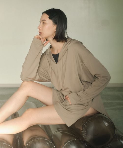 green label relaxing/ラッシュプルオーバー パーカー ラッシュガード / スイムウェア/水着