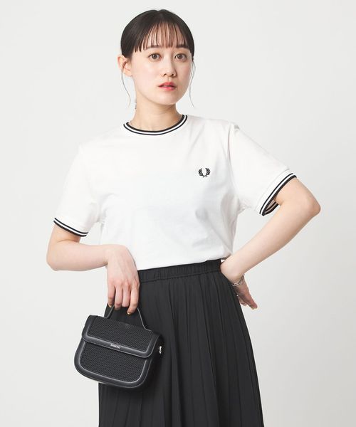 FRED PERRY/【WEB限定】＜FRED PERRY＞ツインティップ Tシャツ/Tシャツ / カットソー