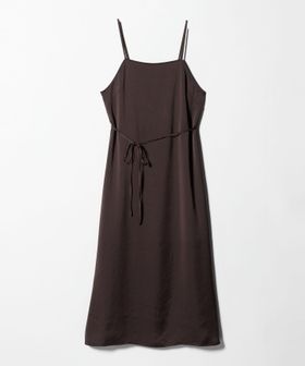 green label relaxing/ライトサテン キャミソール ワンピース/キャミソールワンピース