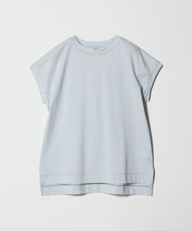 green label relaxing/グロッシー フレンチスリーブ Tシャツ 制菌/Tシャツ / カットソー