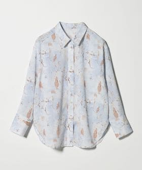 green label relaxing/マーブル プリント シャツ/シャツ / ブラウス