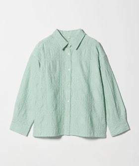 green label relaxing/シアー クロス ステッチ シャツ/シャツ / ブラウス