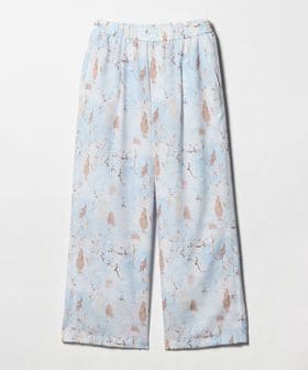 green label relaxing/マーブル プリント パンツ/イージーパンツ