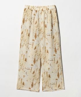 green label relaxing/マーブル プリント パンツ/イージーパンツ