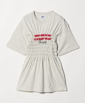 Various Timeless Arts/【別注】＜Various Timeless Arts＞シャーリング プリント Tシャツ ミディアムグレー/Tシャツ / カットソー