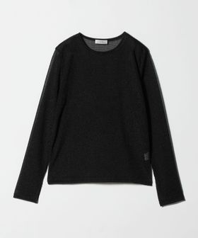 green label relaxing/シャーリング シアー ロングスリーブ プルオーバー カットソー/Tシャツ / カットソー