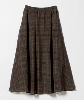 green label relaxing/シアー チェック ロング スカート/ミモレ / ロング