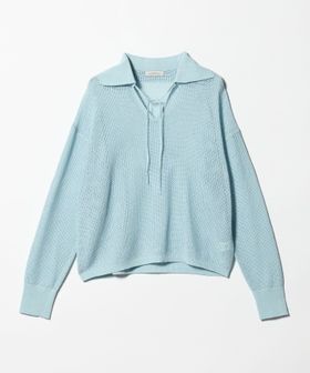 green label relaxing/メッシュ ポロプルオーバー/ニット / セーター