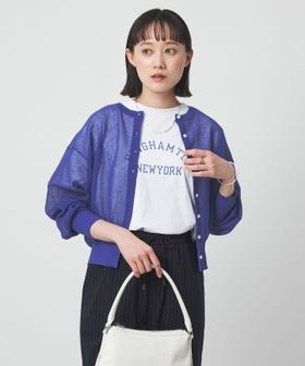 green label relaxing/シアー フォルム カーディガン ウォッシャブル/カーディガン / ボレロ