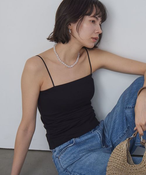 green label relaxing/ベアトップキャミソール / カップインナー/タンクトップ / キャミソール
