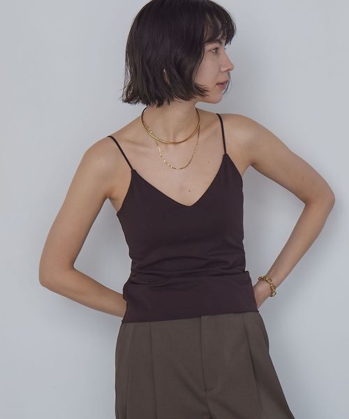 green label relaxing/Vネックキャミソール/タンクトップ / キャミソール