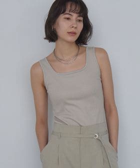 green label relaxing/デコルテタンクトップ/タンクトップ / キャミソール