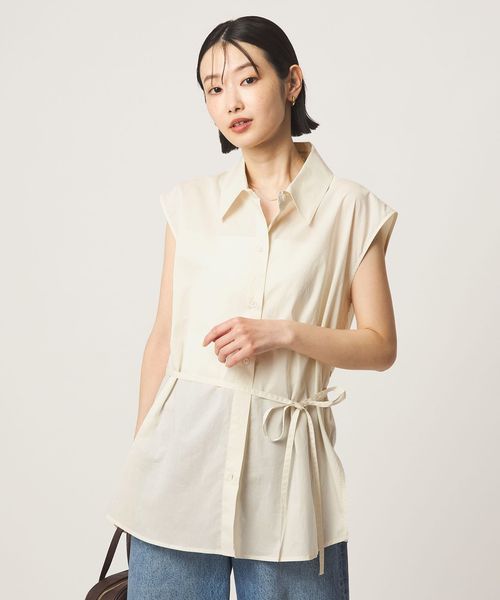 green label relaxing/＜BLOSSOM＞ノースリーブ シャツ/シャツ / ブラウス