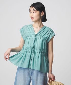 green label relaxing/ボリューム 2WAY リボン ノースリーブ ブラウス/シャツ / ブラウス