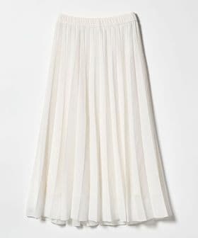 green label relaxing/シアー ガーゼ プリーツスカート/ミモレ / ロング