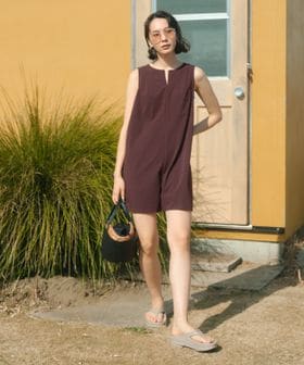 green label relaxing/Aライン オールインワン スイムウェア / 水着/水着