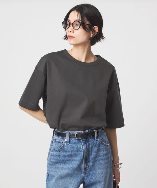 green label relaxing/クロップド ポンチ Tシャツ/Tシャツ / カットソー
