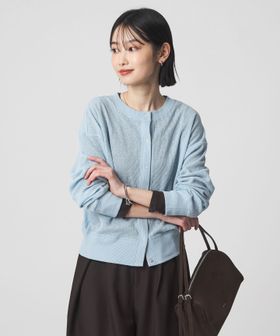 green label relaxing/シアー サーマル 2WAY カーディガン/カーディガン / ボレロ