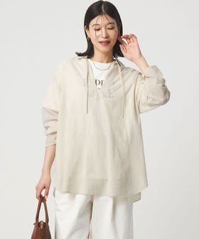 green label relaxing/【WEB限定】＜at ease＞シアー スキッパー シャツ/シャツ / ブラウス