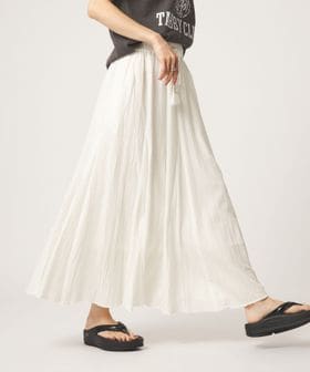 green label relaxing/ボイル パネル フレア スカート/ミモレ / ロング