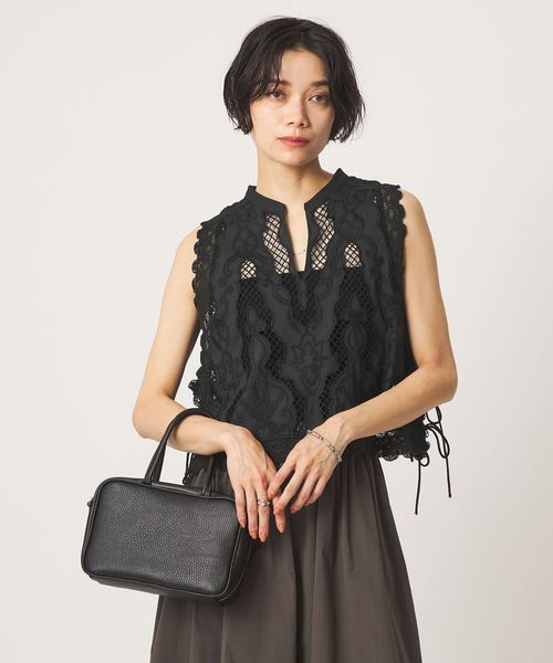 green label relaxing/エンブロイダリー ベスト/ベスト