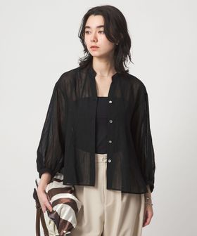 green label relaxing/ラミーライク マチ フレア ブラウス/シャツ / ブラウス