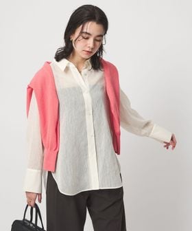 green label relaxing/［size SHORTあり］ラミーライク シャツ 通気性/シャツ / ブラウス