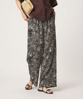 green label relaxing/ペイズリー プリント パンツ/イージーパンツ