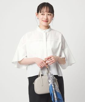 green label relaxing/フレアスリーブ ブラウス 接触冷感/シャツ / ブラウス