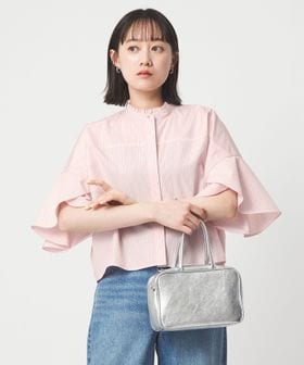 green label relaxing/フレアスリーブ ブラウス 接触冷感/シャツ / ブラウス