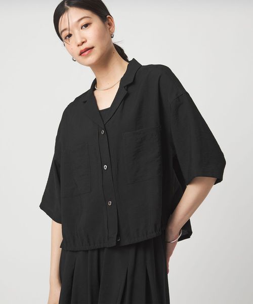 green label relaxing/【WEB限定】＜at ease＞ポケット オープンカラー シャツ/シャツ / ブラウス