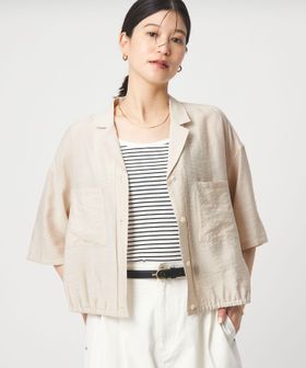 green label relaxing/【WEB限定】＜at ease＞ポケット オープンカラー シャツ/シャツ / ブラウス