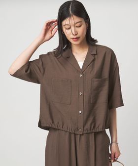 green label relaxing/【WEB限定】＜at ease＞ポケット オープンカラー シャツ/シャツ / ブラウス