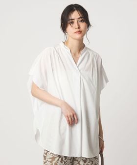 green label relaxing/［size SHORTあり］ショルダー タック スキッパー ブラウス/シャツ / ブラウス