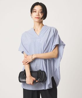 green label relaxing/［size SHORTあり］ショルダー タック スキッパー ブラウス/シャツ / ブラウス