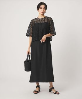 green label relaxing/レースブラウス×キャミソールワンピース セット/ワンピース