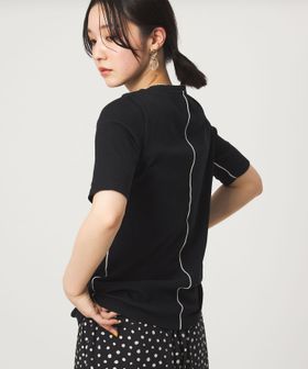 green label relaxing/【WEB限定】＜at ease＞シアーテレコ バイカラー カットソー/Tシャツ / カットソー