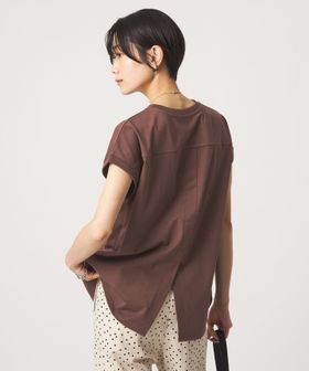 green label relaxing/バックスリット   プルオーバー カットソー 制菌/Tシャツ / カットソー