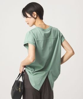 green label relaxing/バックスリット   プルオーバー カットソー 制菌/Tシャツ / カットソー