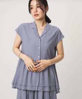 green label relaxing/【WEB限定】＜at ease＞ペプラム ブラウス/シャツ / ブラウス