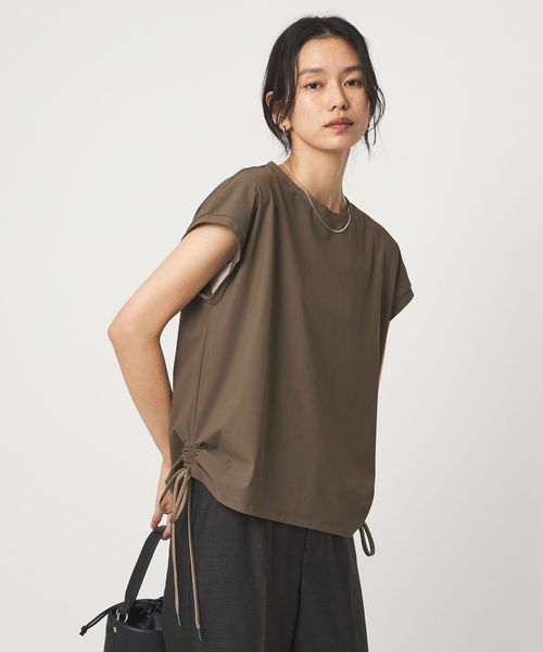 green label relaxing/サイド ドロスト ノースリーブ カットソー/Tシャツ / カットソー