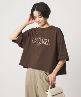 green label relaxing/バック タック ロゴ Tシャツ/Tシャツ / カットソー