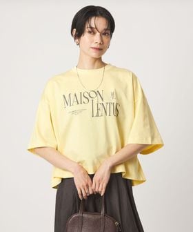 green label relaxing/バック タック ロゴ Tシャツ/Tシャツ / カットソー