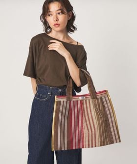 Diminutivo/＜Diminutivo＞メッシュ プリーツ トートバッグ（小）/トートバッグ