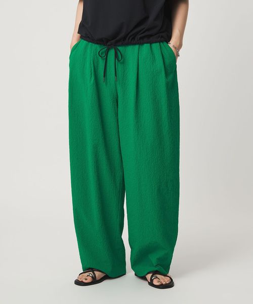 green label relaxing/【WEB限定】＜at ease＞カラミ カーブ パンツ/イージーパンツ